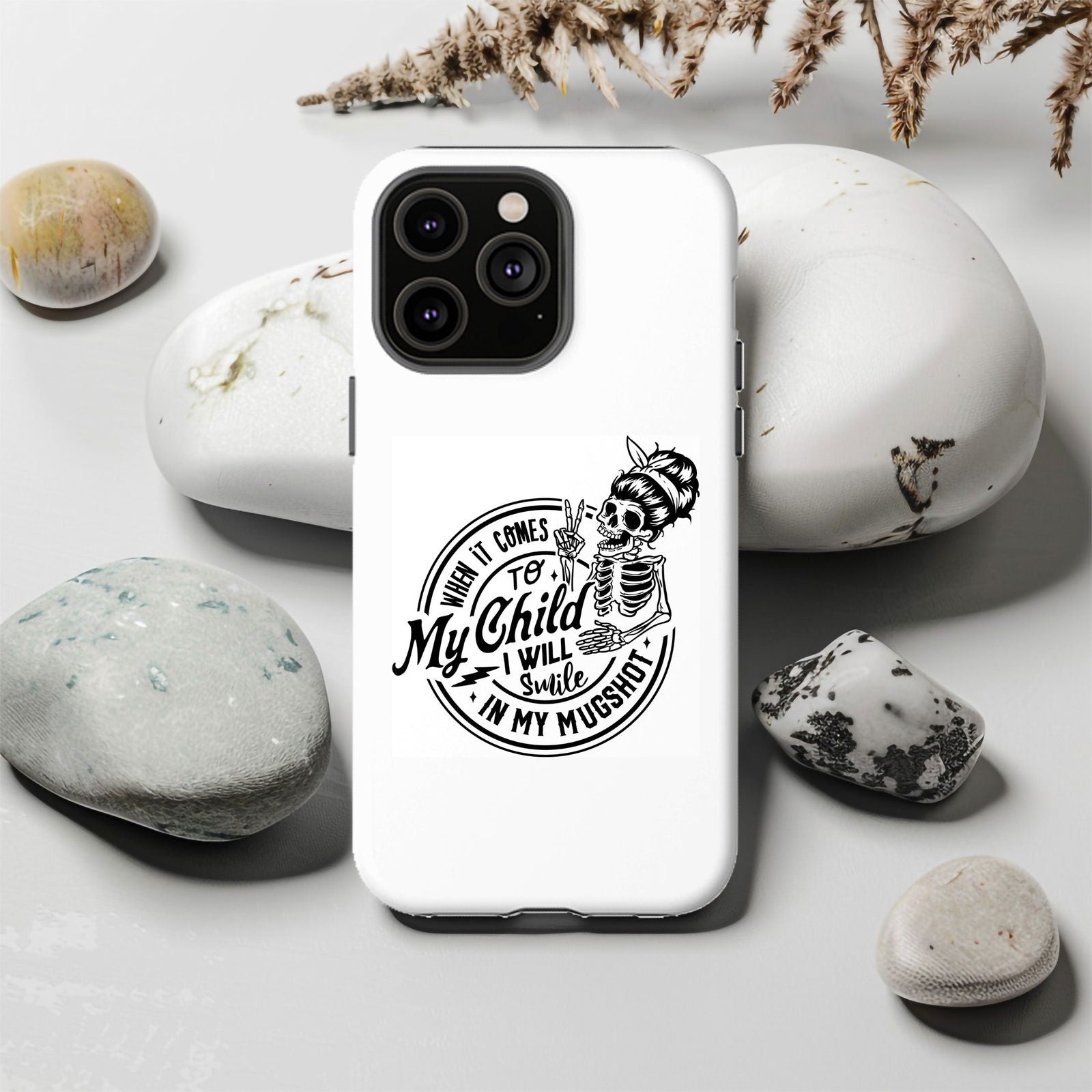 When It Comes To My Child I Will Smile In My Mugshot Magsafe iPhone Tough Case - Techy Treasures -  