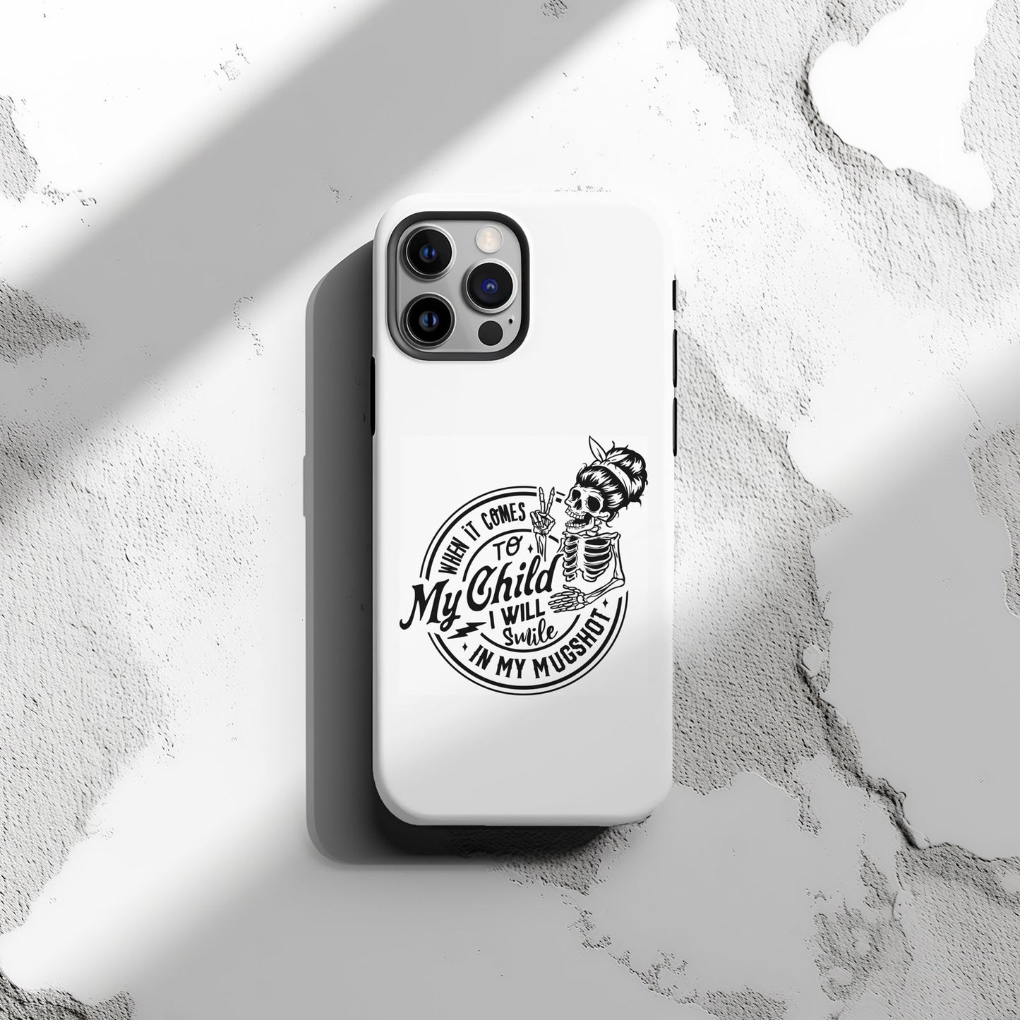When It Comes To My Child I Will Smile In My Mugshot Magsafe iPhone Tough Case - Techy Treasures -  