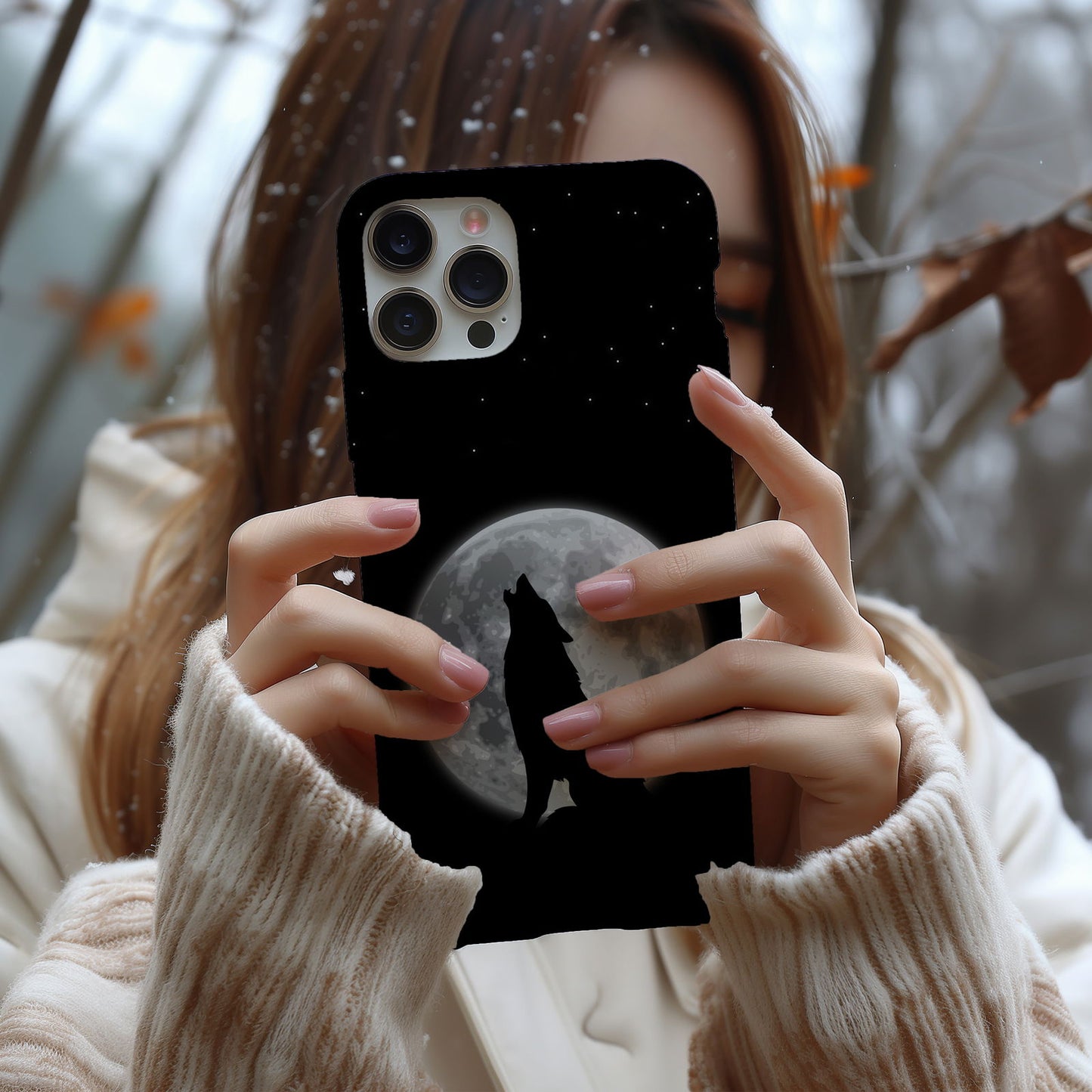 Wolf Moon Magsafe iPhone Case - Techy Treasures -  