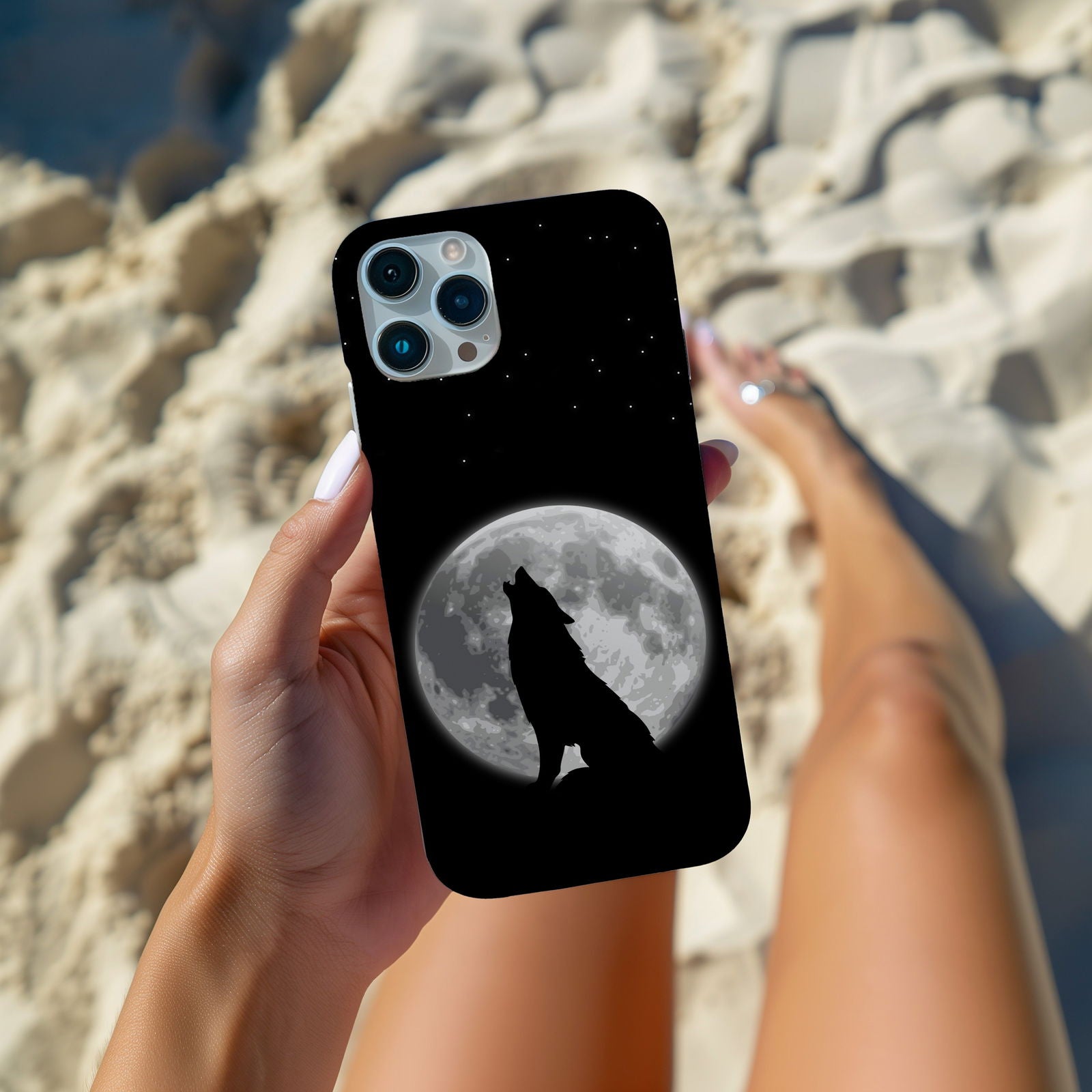 Wolf Moon Magsafe iPhone Case - Techy Treasures -  