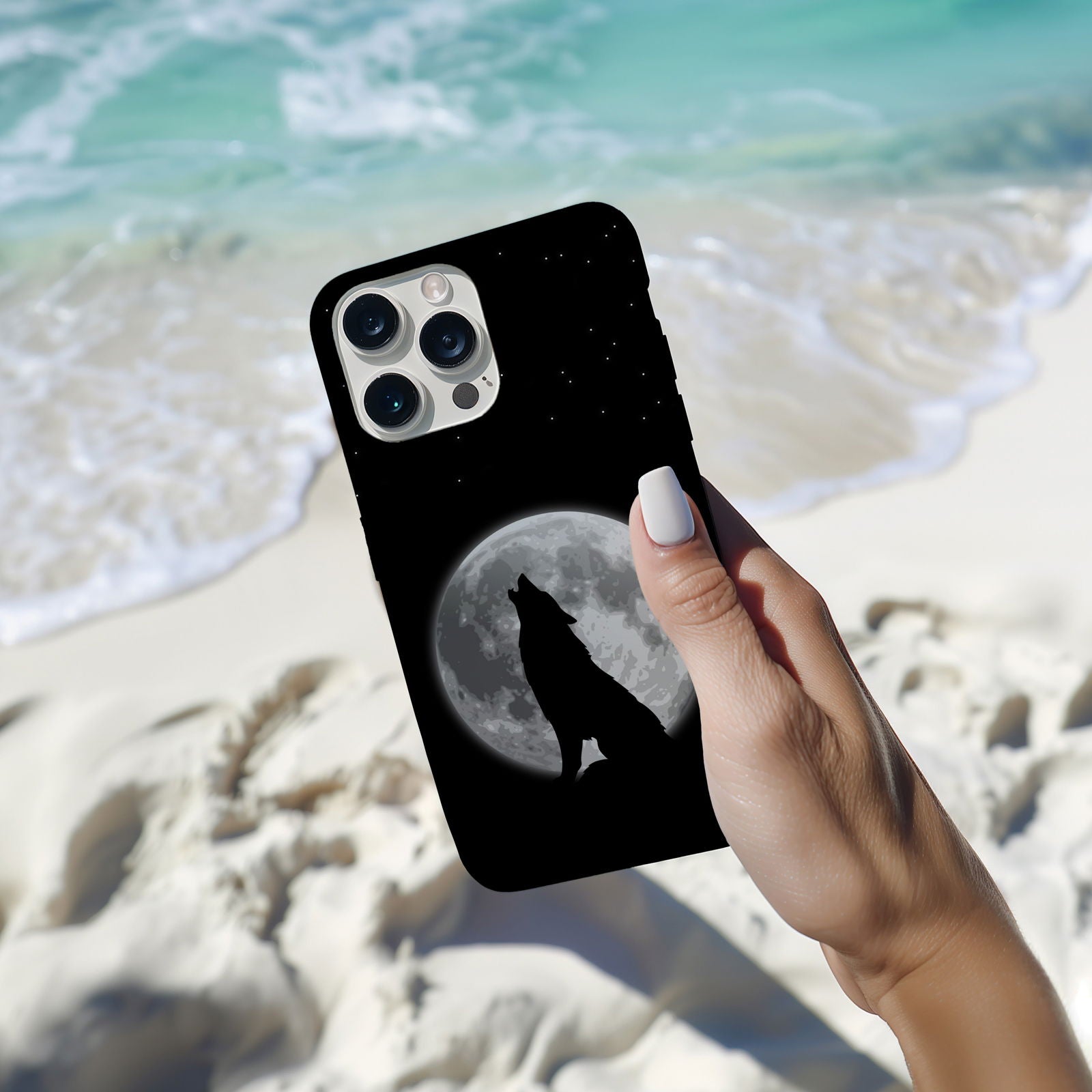 Wolf Moon Magsafe iPhone Case - Techy Treasures -  
