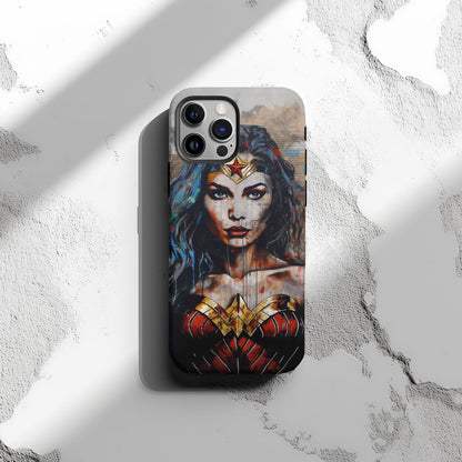 Wonder Woman Amazon Warrior Magsafe Tough Phone Case - Techy Treasures -  