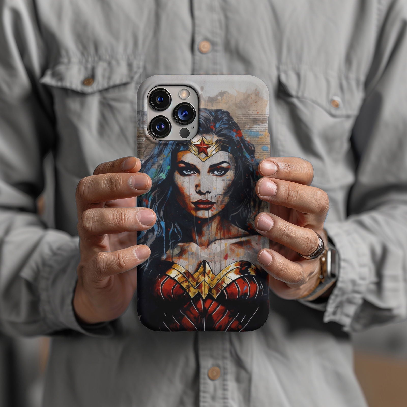 Wonder Woman Amazon Warrior Magsafe Tough Phone Case - Techy Treasures -  