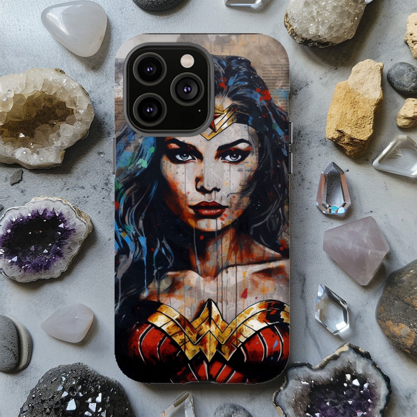 Wonder Woman Amazon Warrior Magsafe Tough Phone Case - Techy Treasures - Phone Case 