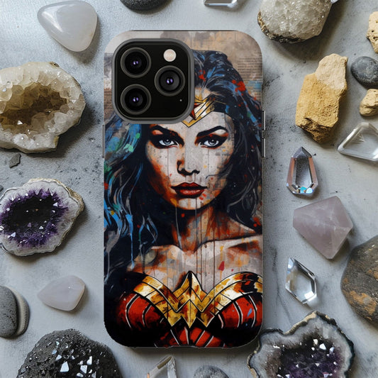 Wonder Woman Amazon Warrior Magsafe Tough Phone Case - Techy Treasures - Phone Case 