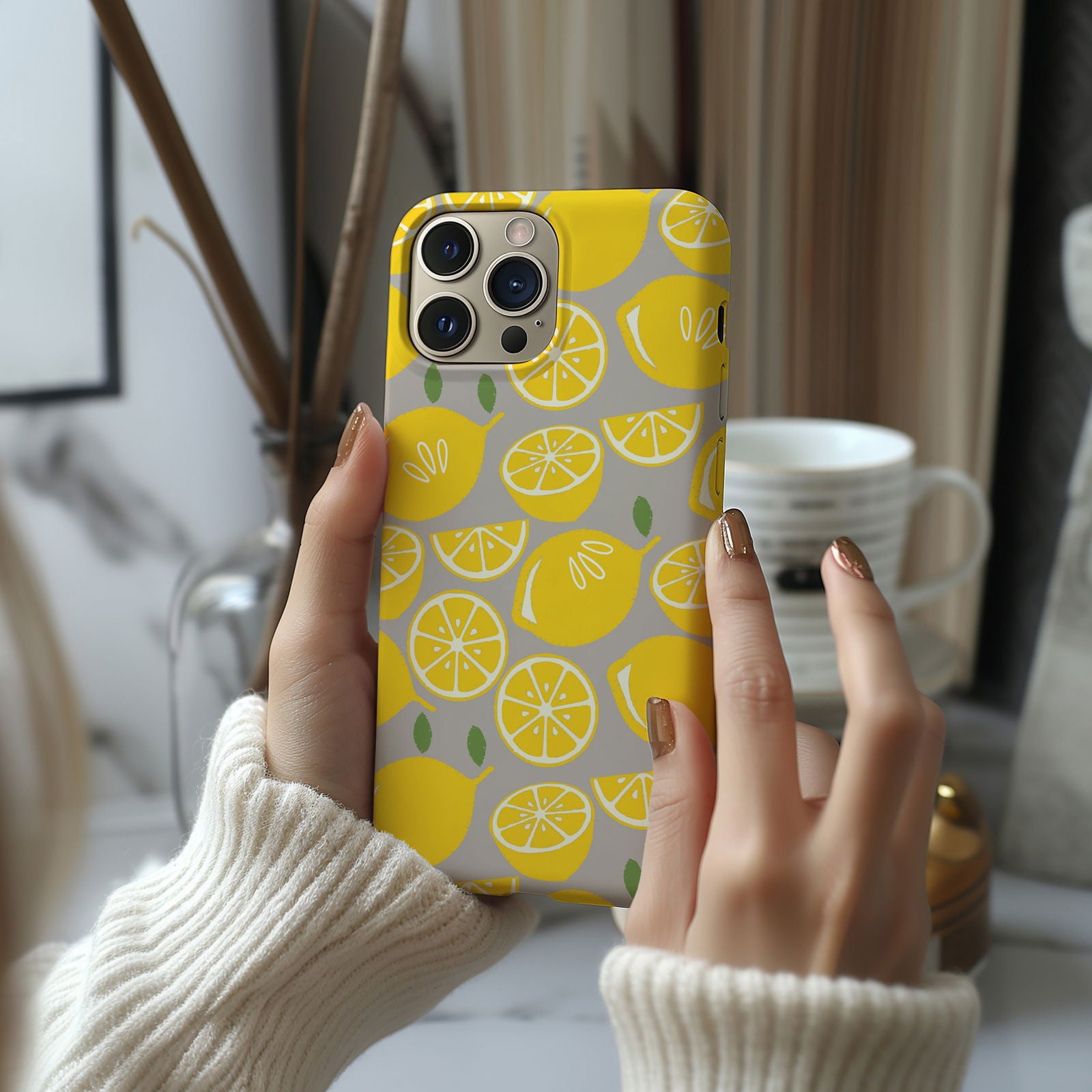 Yellow Lemon Magsafe iPhone Case - Techy Treasures -  