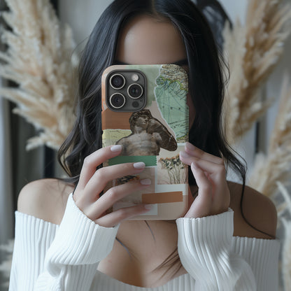 a woman taking a selfie with her phone