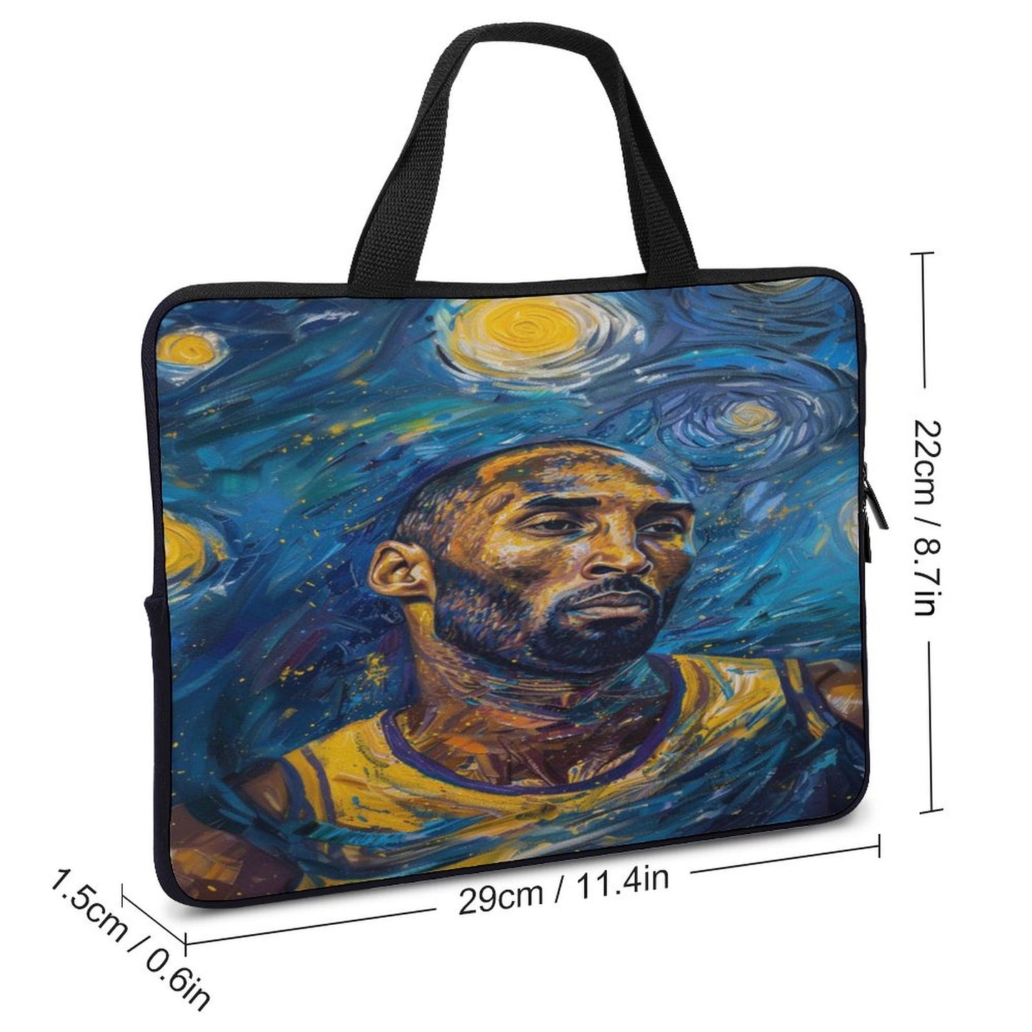 Kobe Starry Night Custom Laptop Case for Your Device